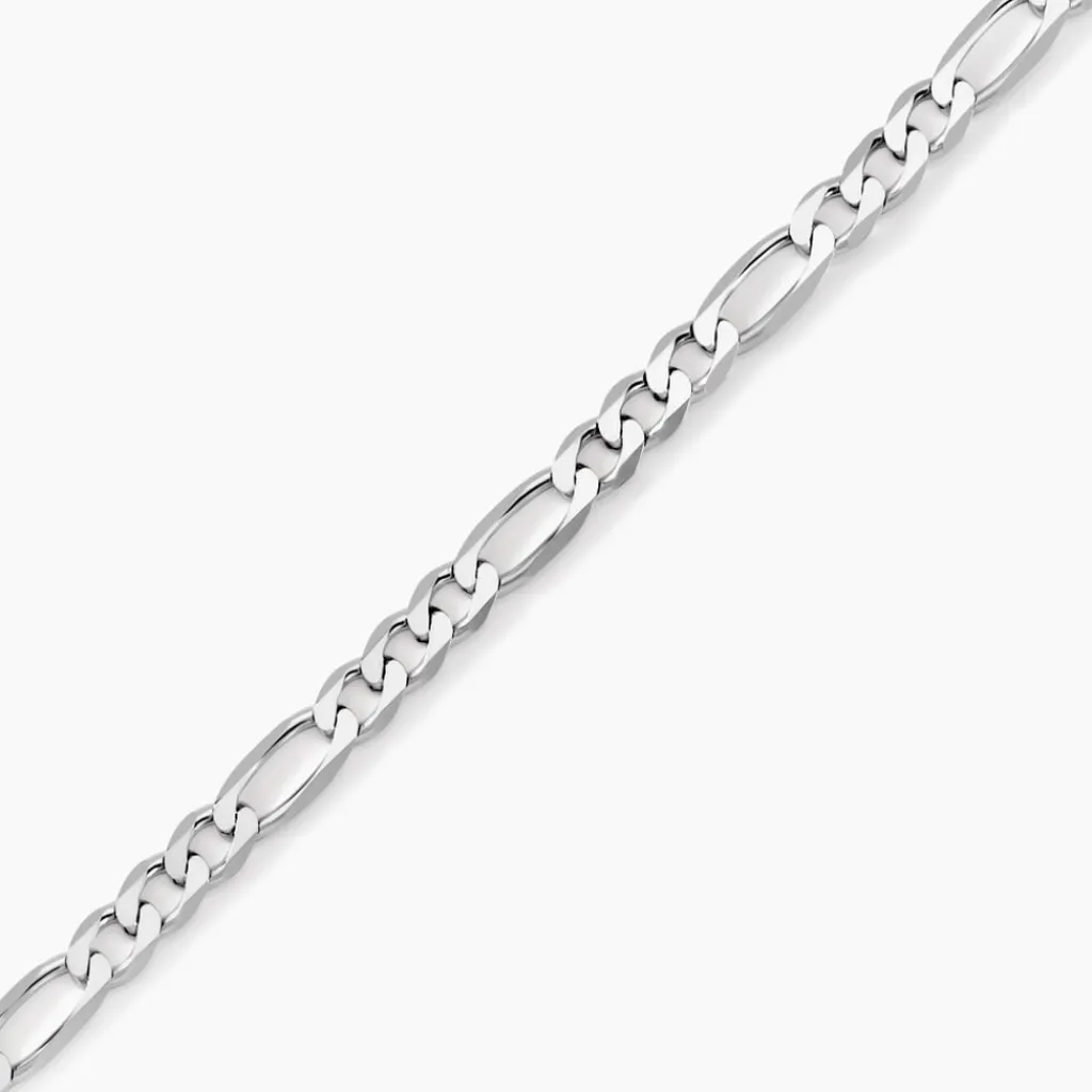 Histoire d'Or Bracelet Vivian Maille Alternee 1/3 Argent Blanc Hot