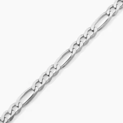 Histoire d'Or Bracelet Vivian Maille Alternee 1/3 Argent Blanc Hot