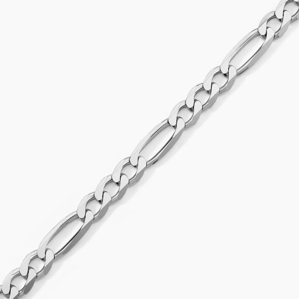Histoire d'Or Bracelet Vivian Maille Alternee 1/3 Argent Blanc Hot