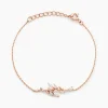 Histoire d'Or Bracelet Wendy Argent Rose Oxyde De Zirconium Best