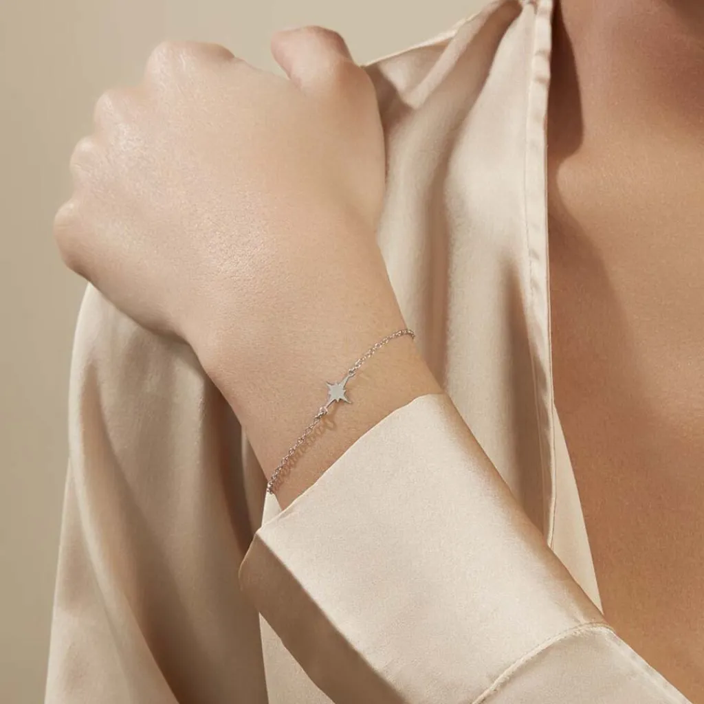 Histoire d'Or Bracelet Wiem Argent Blanc