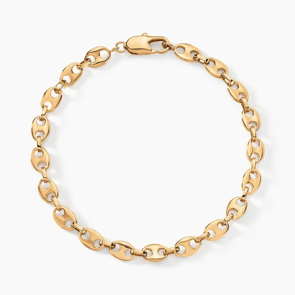 Histoire d'Or Bracelet William Plaqué Or Jaune Outlet