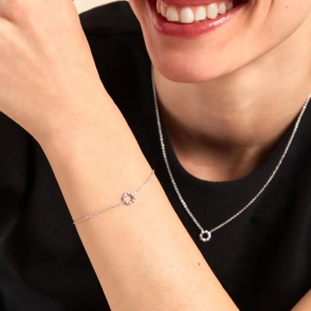 Histoire d'Or Bracelet Winona Argent Blanc Sale