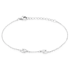 Histoire d'Or Bracelet Winter Sweetness Argent Blanc Oxyde De Zirconium Clearance