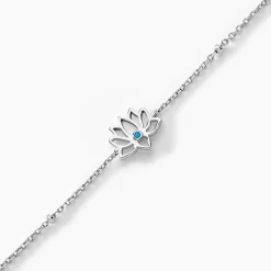 Histoire d'Or Bracelet Wisteria Argent Blanc Oxyde De Zirconium New