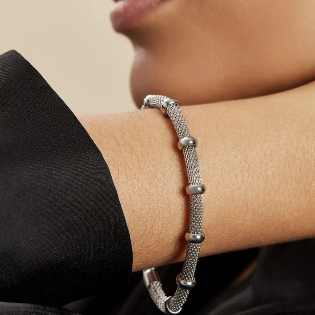Histoire d'Or Bracelet Xara Acier Blanc