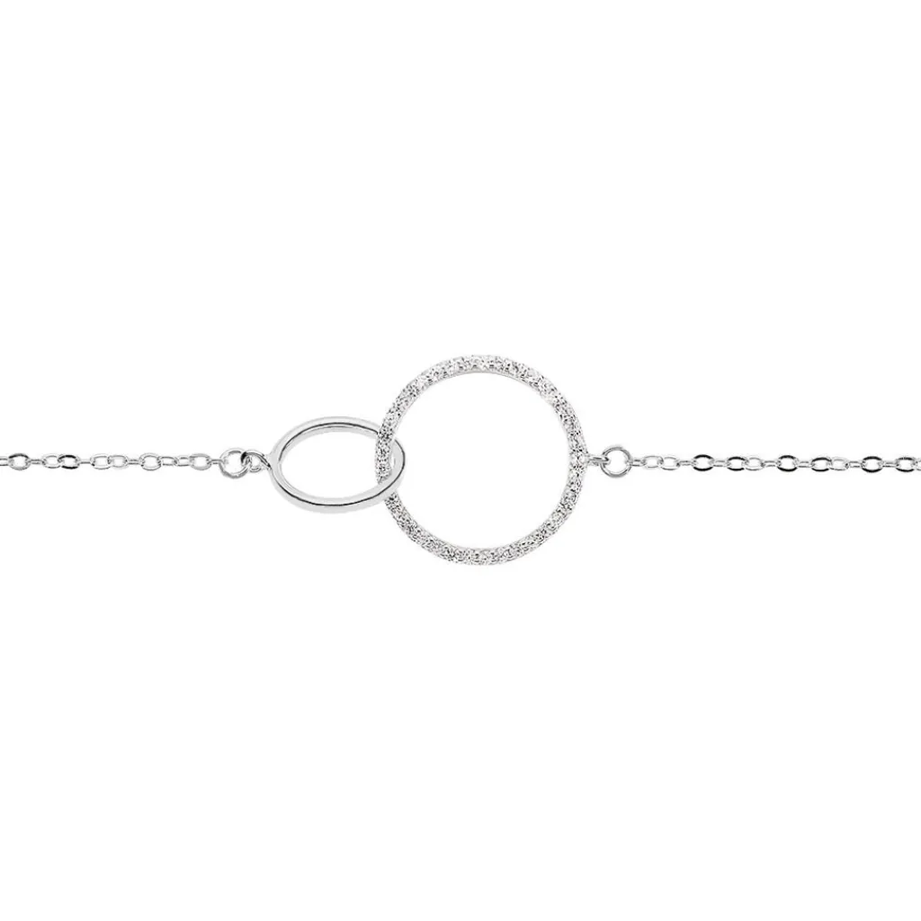Histoire d'Or Bracelet Yalaz Argent Blanc Oxyde De Zirconium Outlet