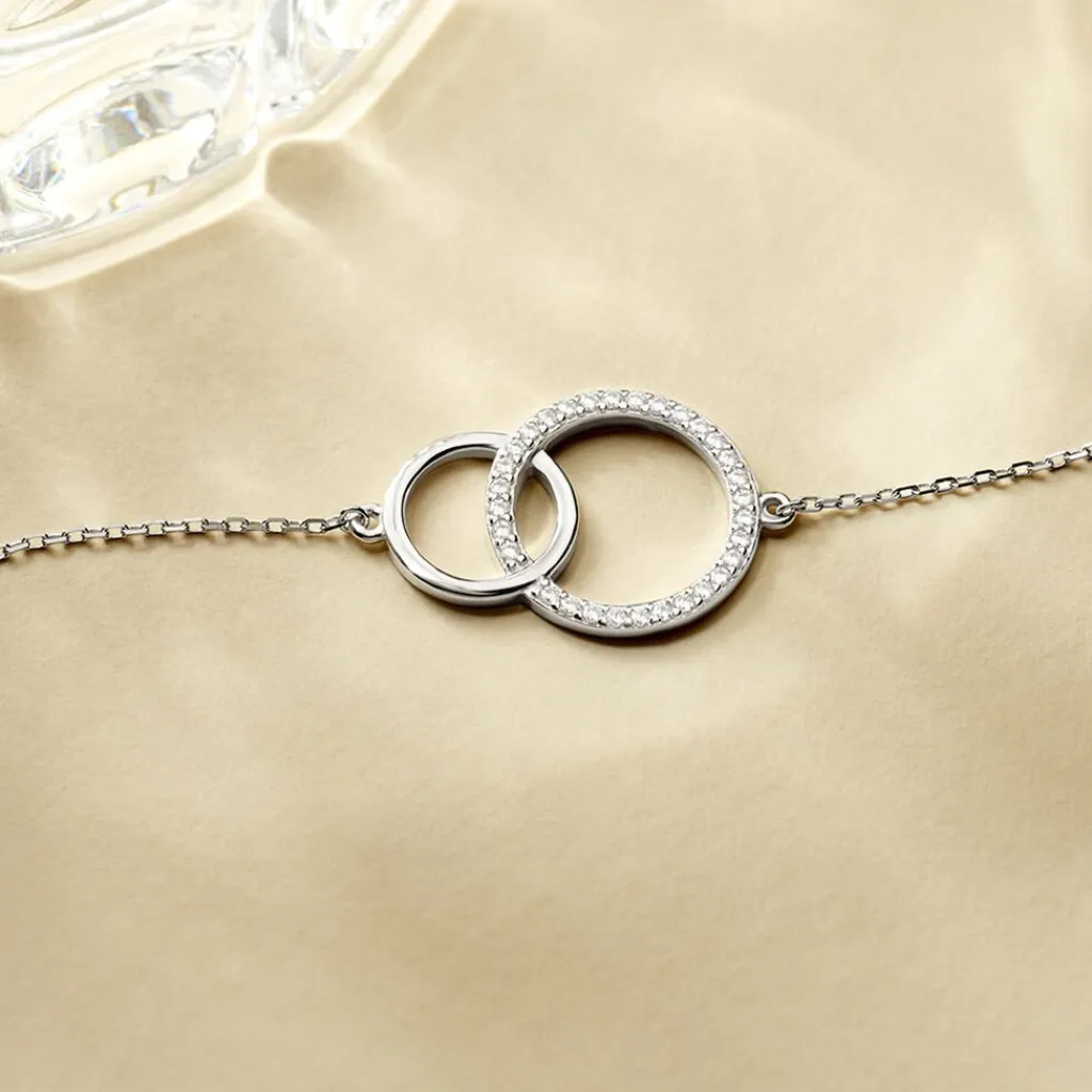 Histoire d'Or Bracelet Yalaz Argent Blanc Oxyde De Zirconium Outlet