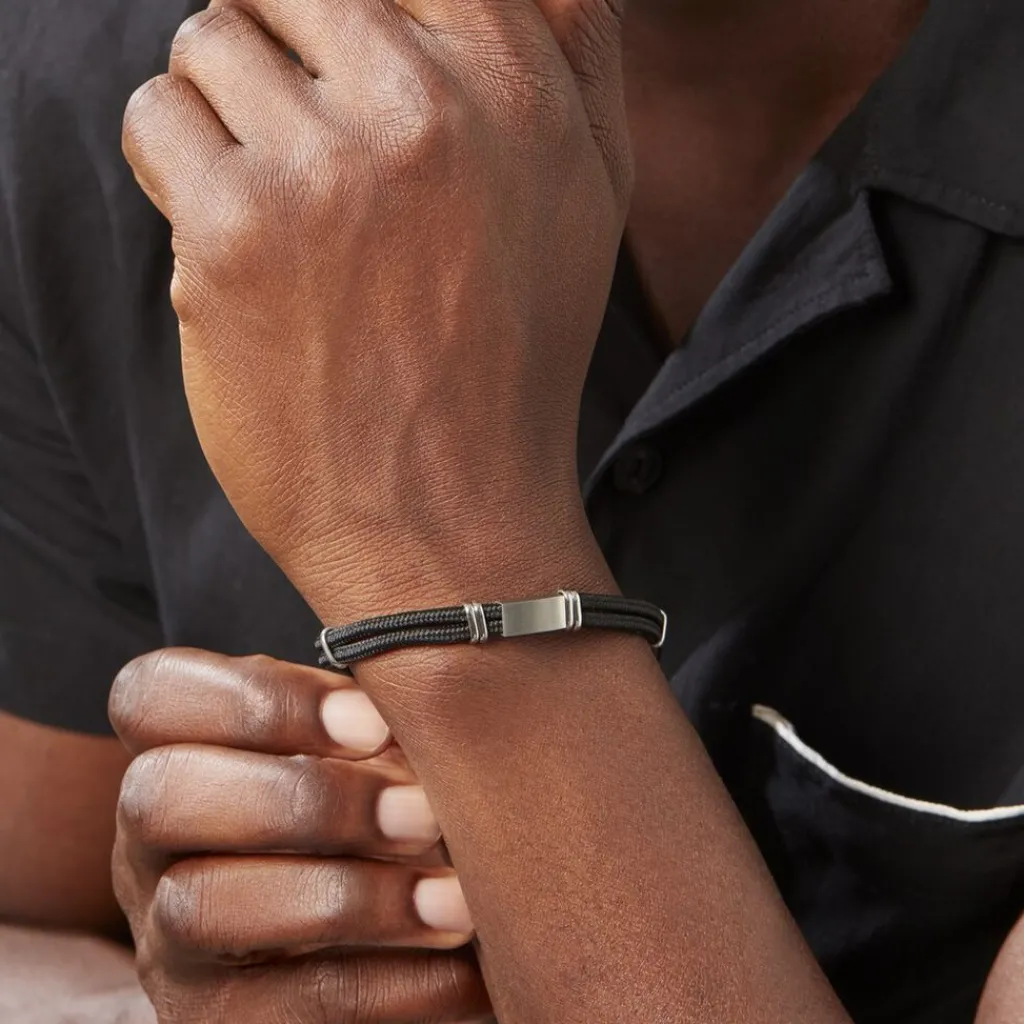 Histoire d'Or Bracelet Yannik Acier Blanc Best