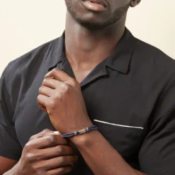 Histoire d'Or Bracelet Yannik Acier Blanc Outlet