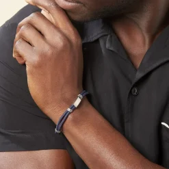 Histoire d'Or Bracelet Yannik Acier Blanc Outlet