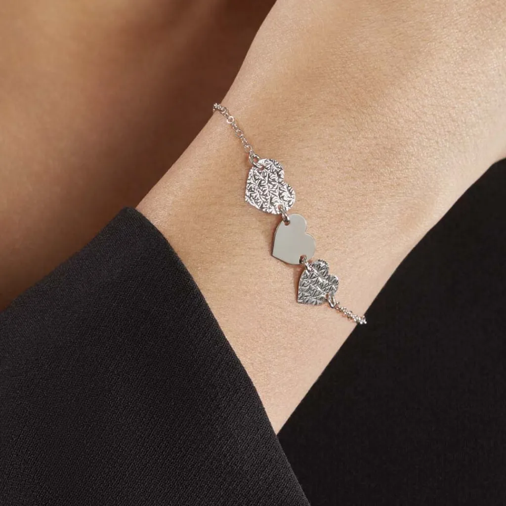 Histoire d'Or Bracelet Yrina Argent Blanc New