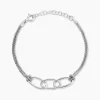 Histoire d'Or Bracelet Yutan Argent Blanc Clearance