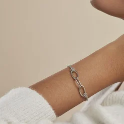 Histoire d'Or Bracelet Yutan Argent Blanc Clearance