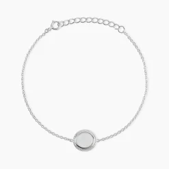 Histoire d'Or Bracelet Zea Argent Blanc Nacre argent blanc nacre blanc Best