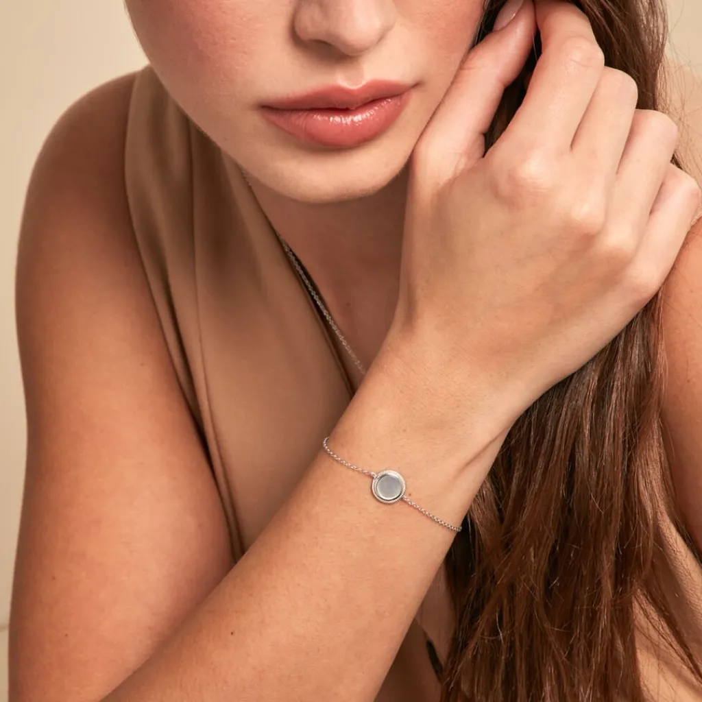 Histoire d'Or Bracelet Zea Argent Blanc Nacre argent blanc nacre blanc Best