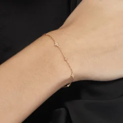 Histoire d'Or Bracelet Ziha Plaqué Or Jaune Oxyde De Zirconium Discount