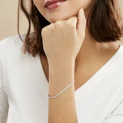 Histoire d'Or Bracelet Zoubeida Argent Blanc