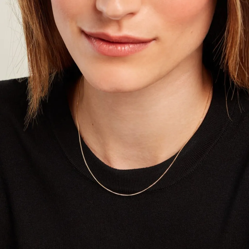 Histoire d'Or Chaine Hank Or Jaune Hot