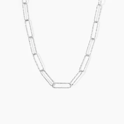 Histoire d'Or Chaine Hekla Argent Blanc Discount