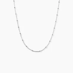 Histoire d'Or Chaine Kathi Argent Blanc Discount