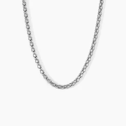 Histoire d'Or Chaine Nahila Argent Blanc Clearance