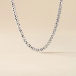 Histoire d'Or Chaine Nahila Argent Blanc Clearance