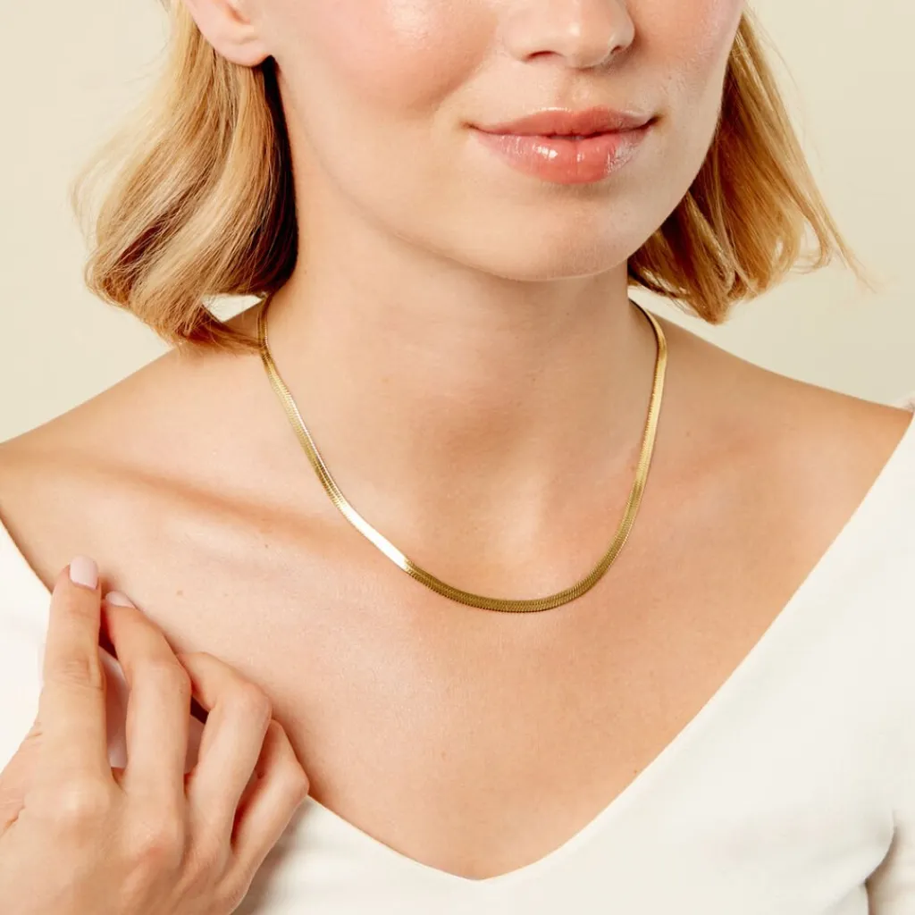 Histoire d'Or Chaine Prestance Acier Jaune Best