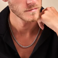 Histoire d'Or Chaine Tahoma Acier Blanc Online