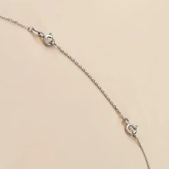 Histoire d'Or Chainette De Rallonge Or Blanc New