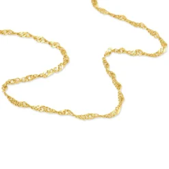 Histoire d'Or Chaîne Abbygail Maille Singapour Or Jaune