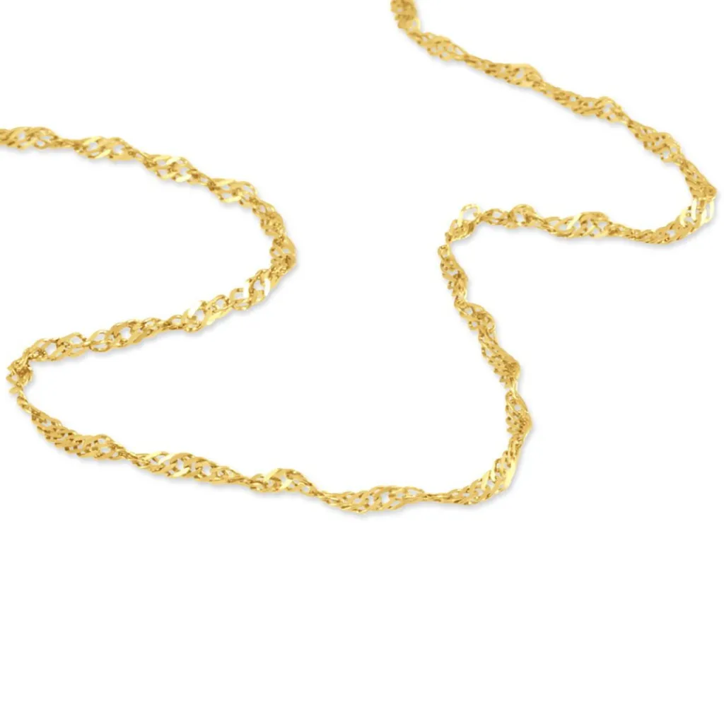 Histoire d'Or Chaîne Abbygail Maille Singapour Or Jaune