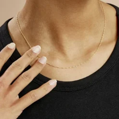 Histoire d'Or Chaîne Alicianeae Maille Singapour Or Jaune Outlet