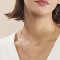 Histoire d'Or Chaîne Alyze Argent Blanc Best