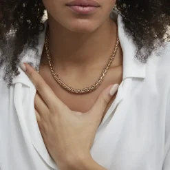 Histoire d'Or Chaîne Avelyne Plaqué Or Jaune Discount