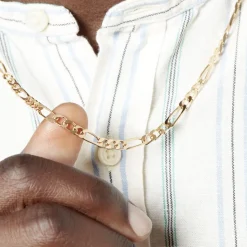 Histoire d'Or Chaîne Bixente Plaqué Or Jaune New