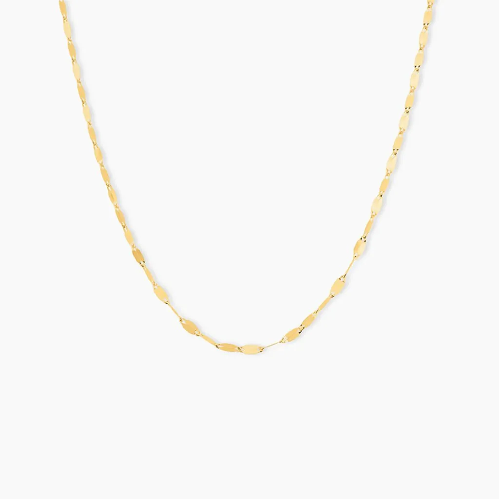 Histoire d'Or Chaîne Camelie Maille Lumina Or Jaune Hot