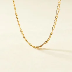 Histoire d'Or Chaîne Cameo Maille Alternee 1/3 or jaune New