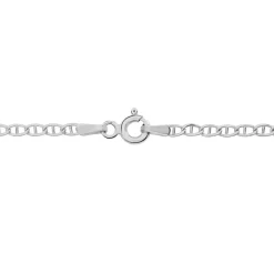 Histoire d'Or Chaîne Capucin Maille Marine Plate or blanc Online