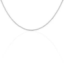 Histoire d'Or Chaîne Capucin Maille Marine Plate or blanc New