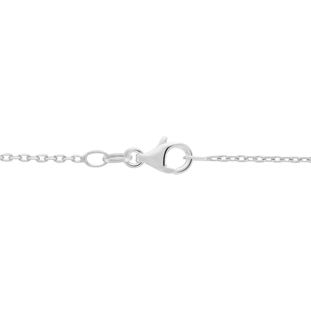 Histoire d'Or Chaîne Claudine Argent Blanc Hot