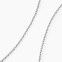 Histoire d'Or Chaîne Claudine Maille Forçat Argent Blanc Discount