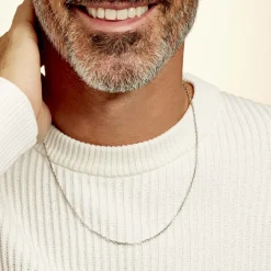 Histoire d'Or Chaîne Claudine Maille Forçat Argent Blanc Best