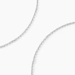 Histoire d'Or Chaîne Claudine Maille Forçat Argent Blanc Hot