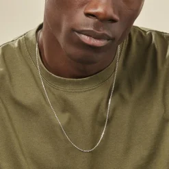 Histoire d'Or Chaîne Claudine Maille Forçat Argent Blanc Hot