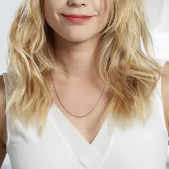 Histoire d'Or Chaîne Claudine Maille Forçat Argent Blanc