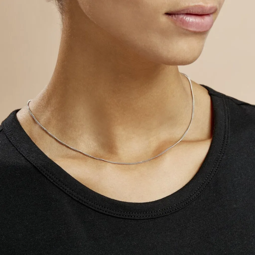 Histoire d'Or Chaîne Clementine Argent Blanc Outlet