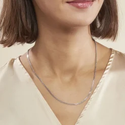 Histoire d'Or Chaîne Clementine Argent Blanc Sale