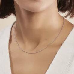 Histoire d'Or Chaîne Clementine Argent Blanc Online