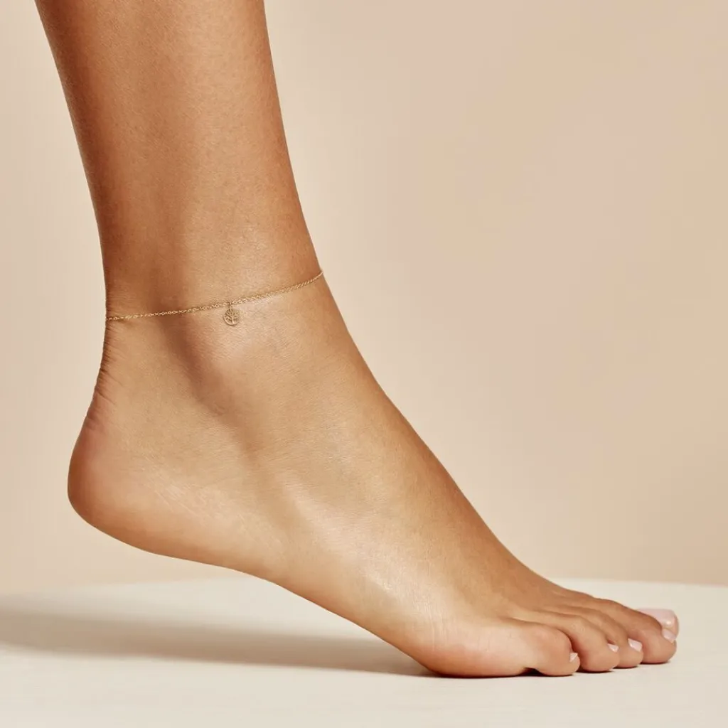 Histoire d'Or Chaîne De Cheville Aravinda Or Jaune Discount